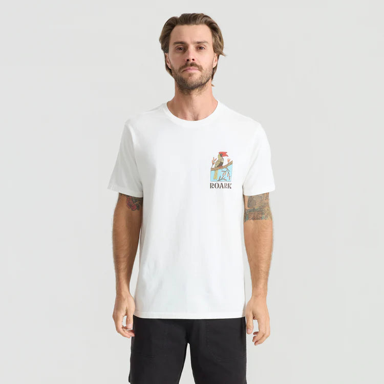 T-Shirt Enjoy Blanc Écru Roark