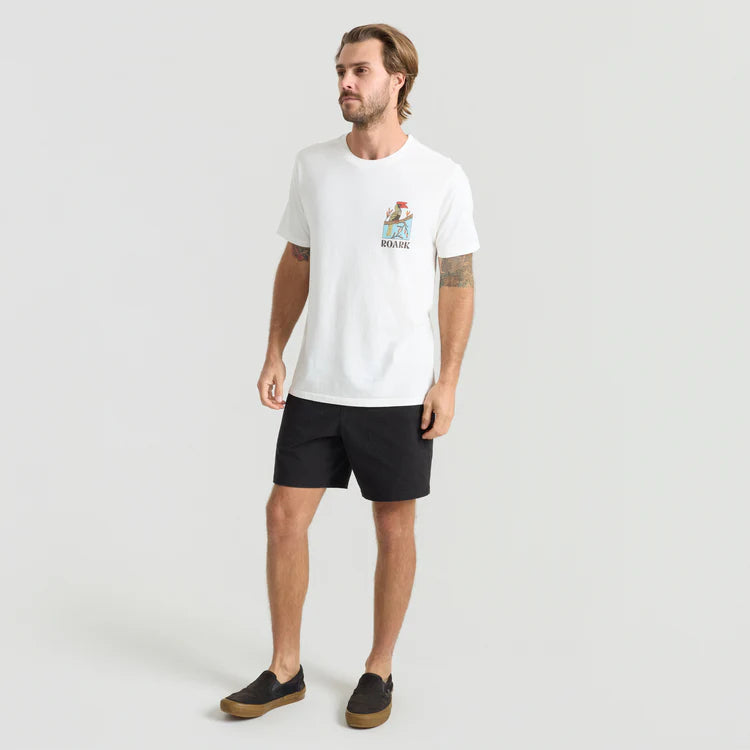 T-Shirt Enjoy Blanc Écru Roark