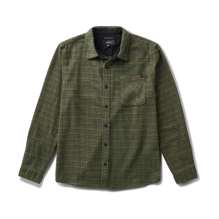 Chemise Crossroads Flanel Vert Forêt Roark