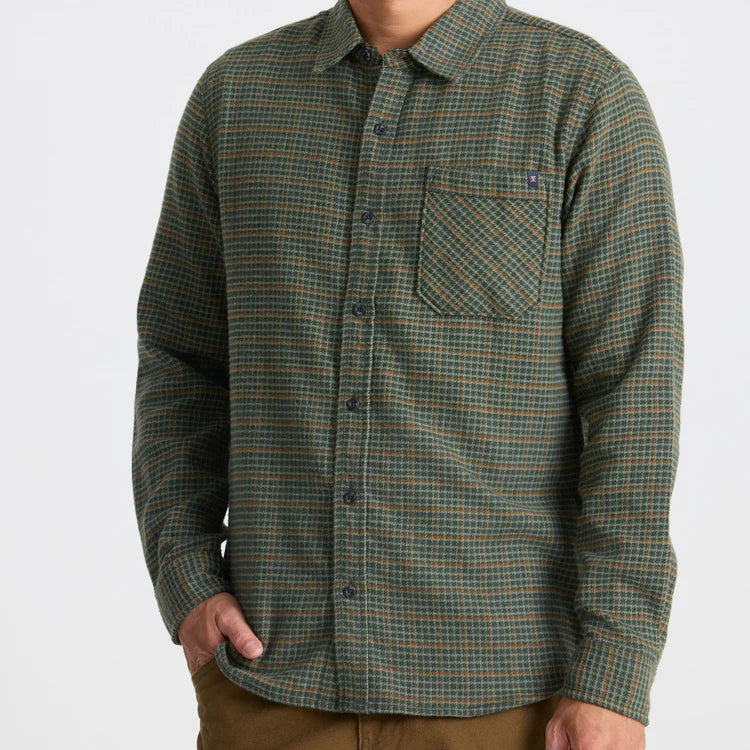 Chemise Crossroads Flanel Vert Forêt Roark