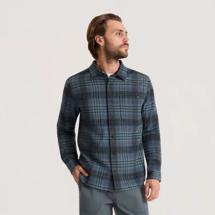 Chemise Crossroads Flannel Ardoise Roark