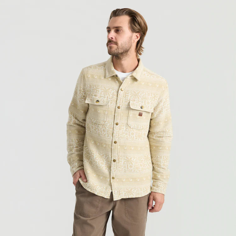 Nordsman Jacquard Beige Roark Coat