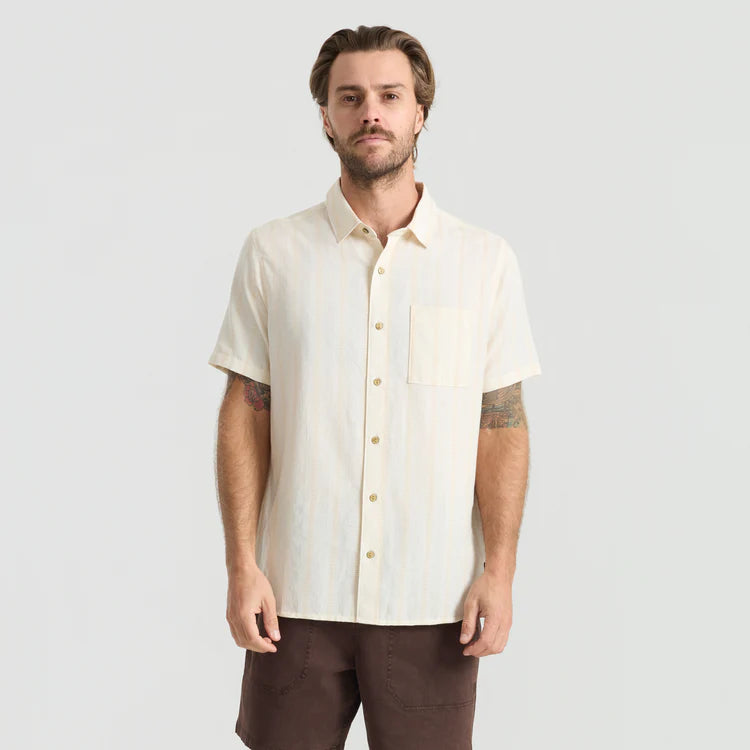 Chemise Crosswinds Ivoire & Beige Roark