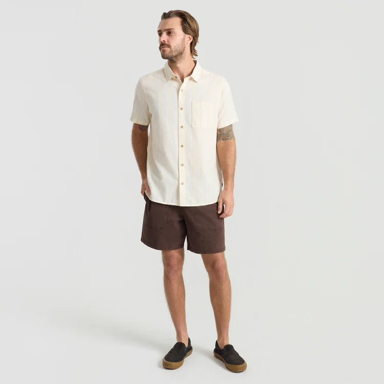 Chemise Crosswinds Ivoire & Beige Roark