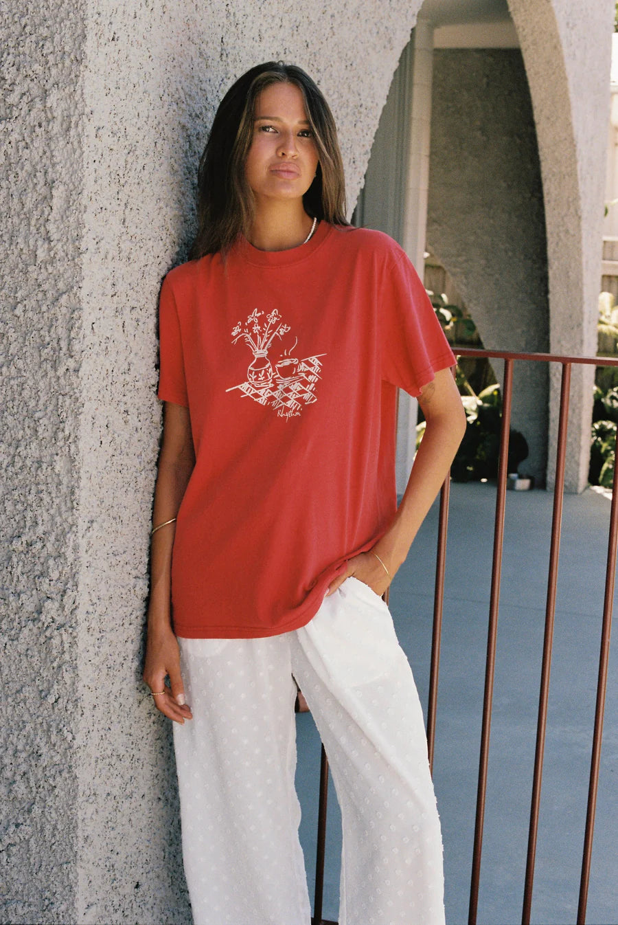 T-Shirt Simple Things Red Rhythm