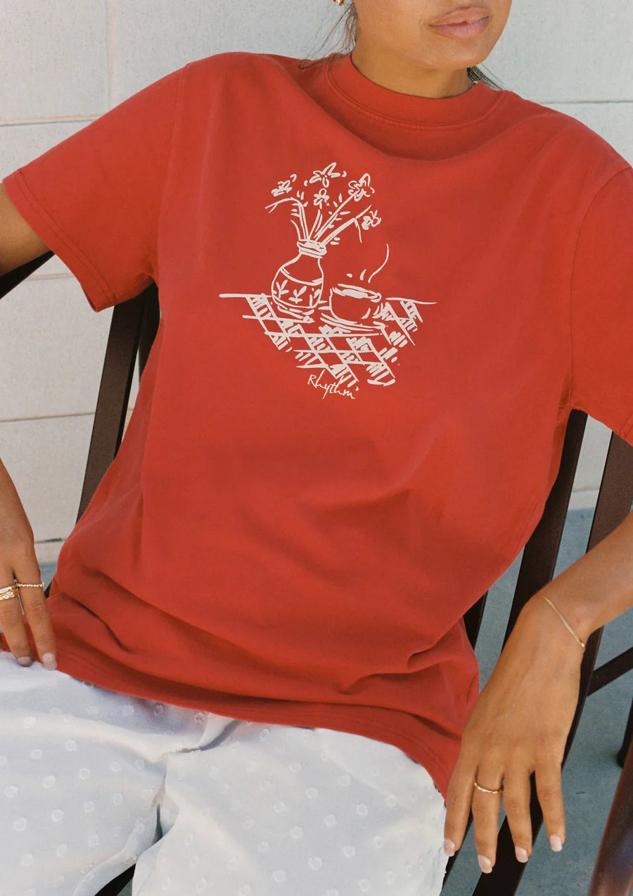 T-Shirt Simple Things Red Rhythm