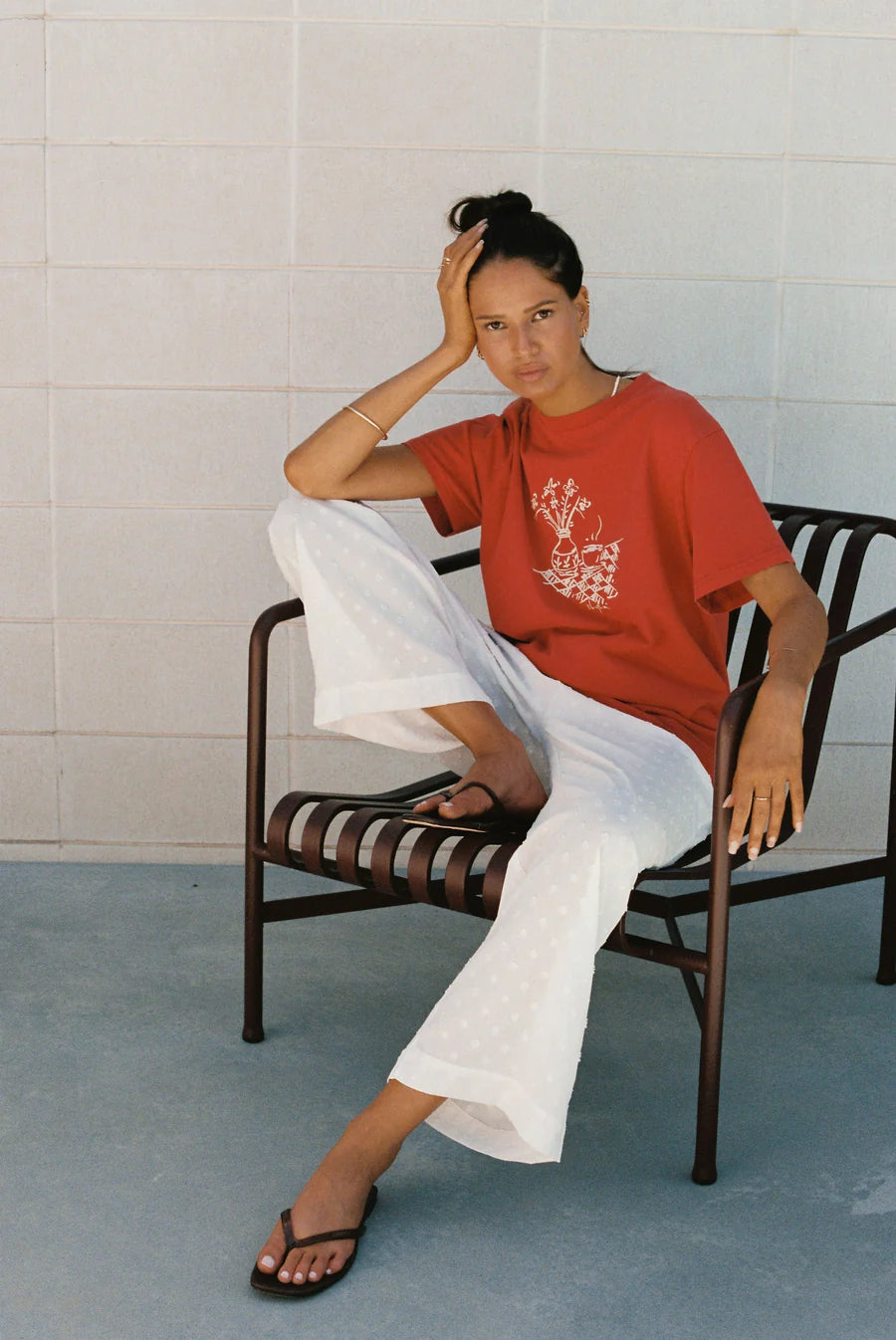 T-Shirt Simple Things Red Rhythm