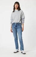 Mirella Mid Brushed Classic Blue Mavi Jeans