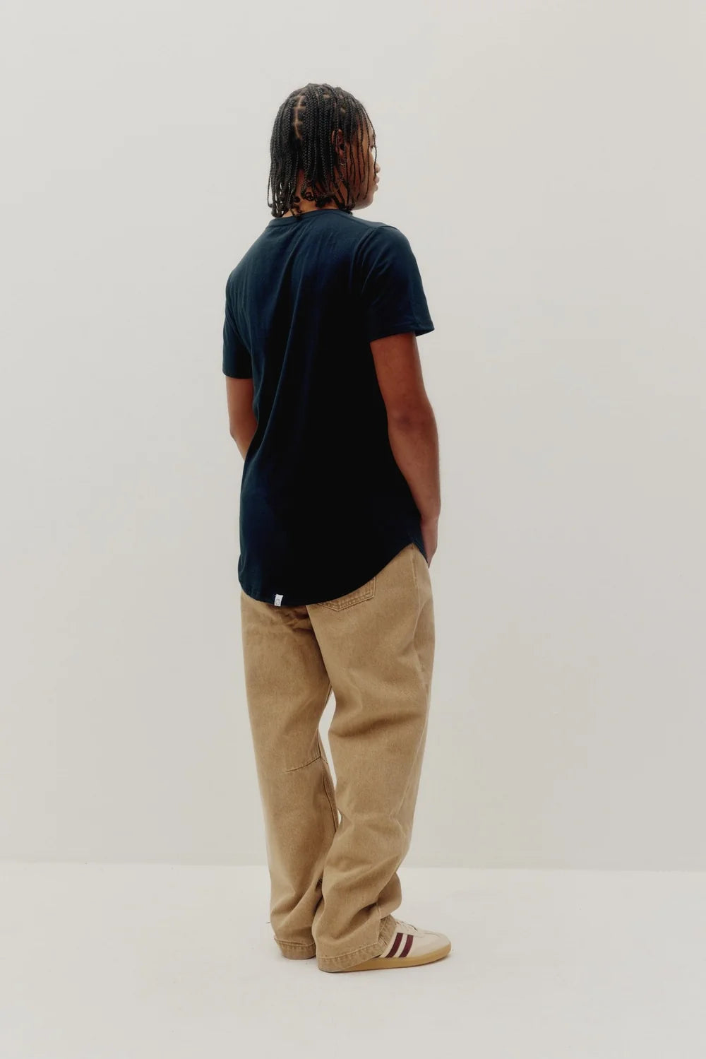 Chandail Slub Hi-Lo Noir Kuwalla Tee