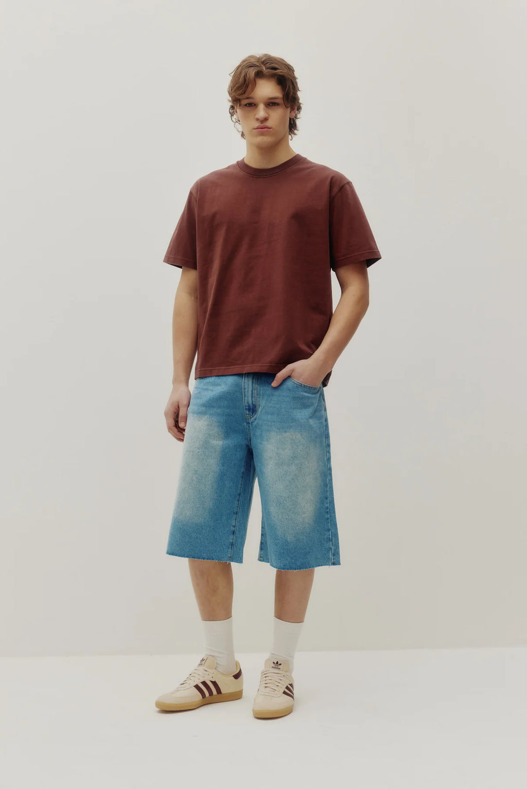 T-Shirt Oversized Heavy Brun Kuwalla Tee
