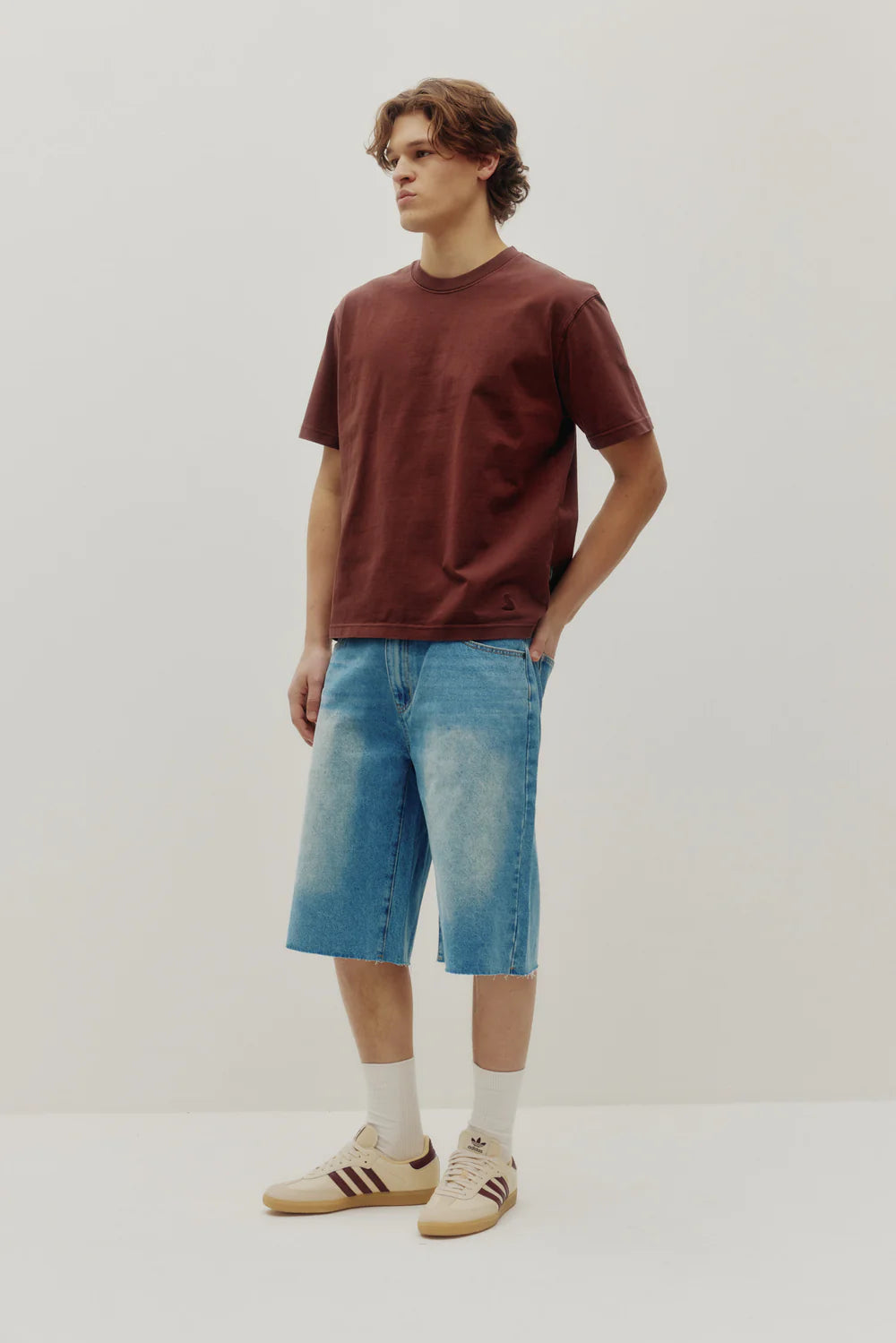 T-Shirt Cotton Heavy Brun Kuwalla Tee