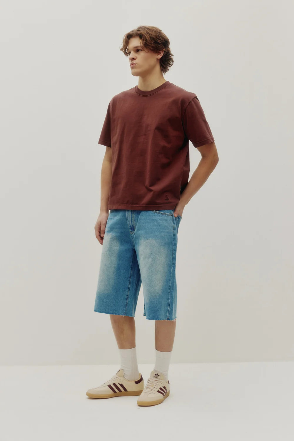 T-Shirt Oversized Heavy Brun Kuwalla Tee