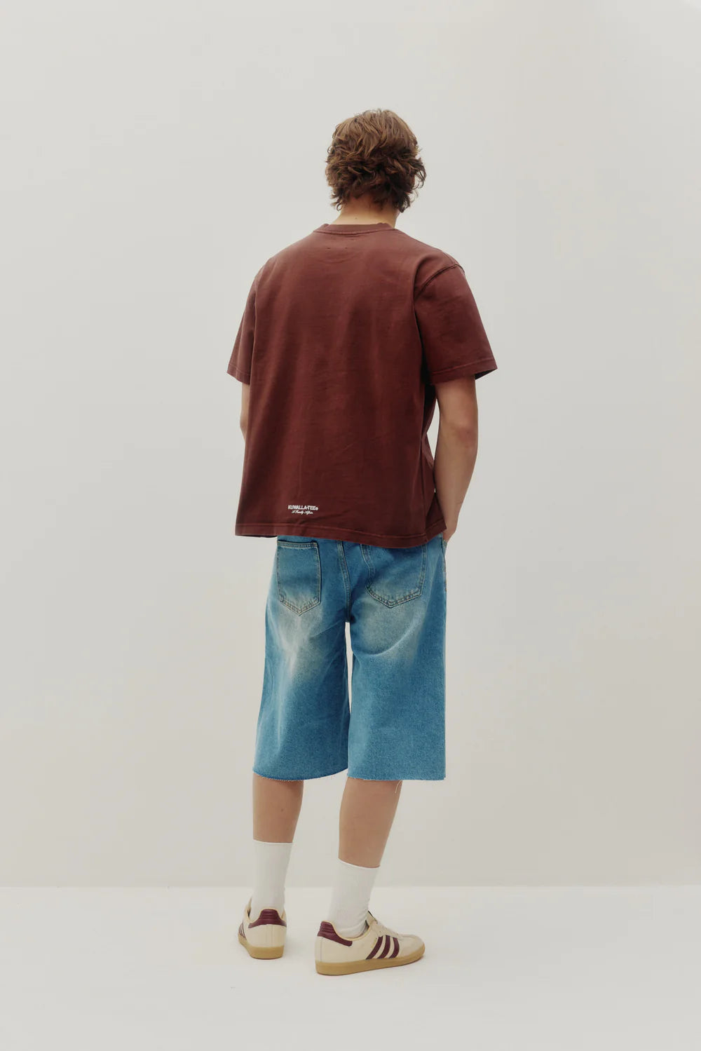 T-Shirt Cotton Heavy Brun Kuwalla Tee