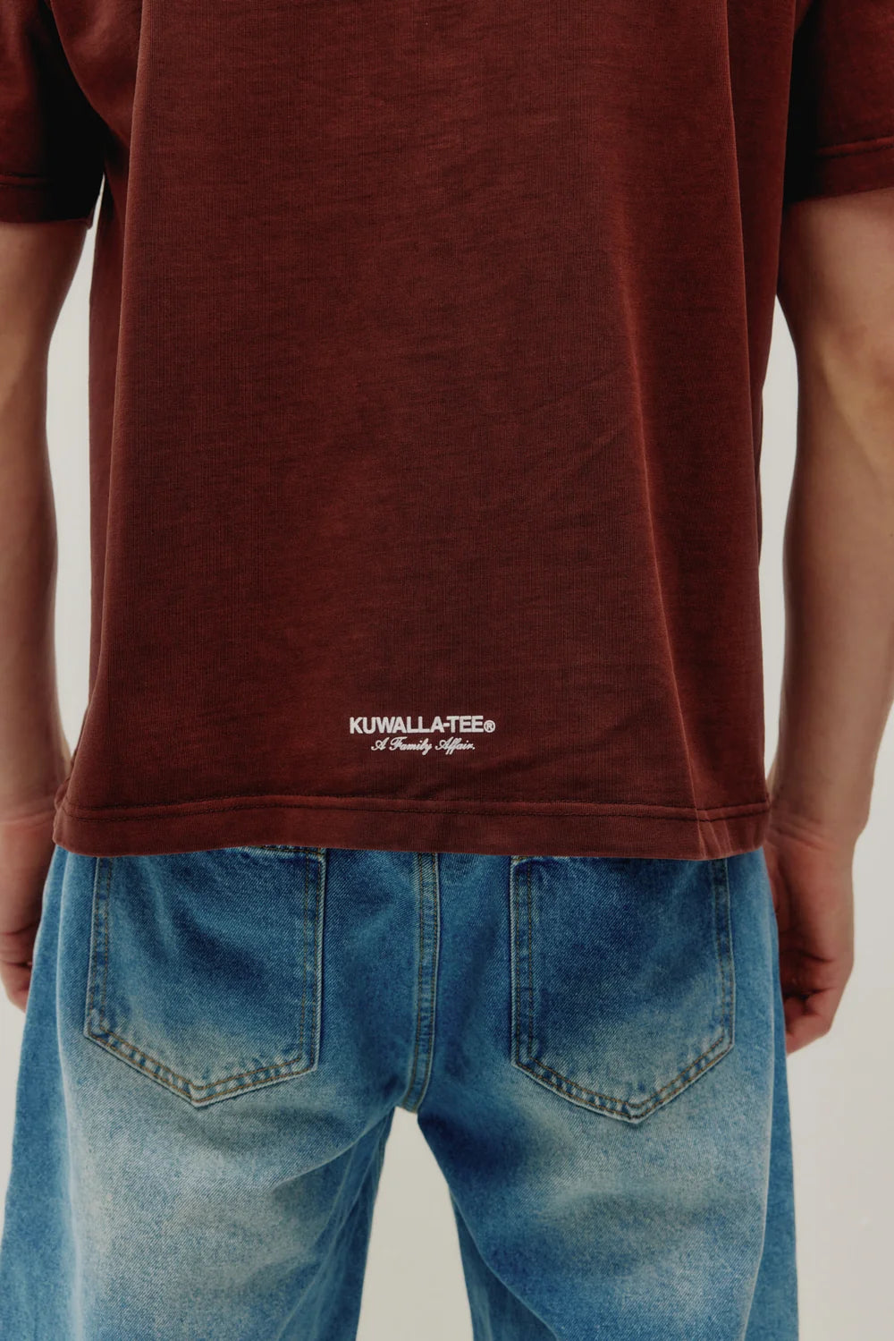 T-Shirt Cotton Heavy Brun Kuwalla Tee