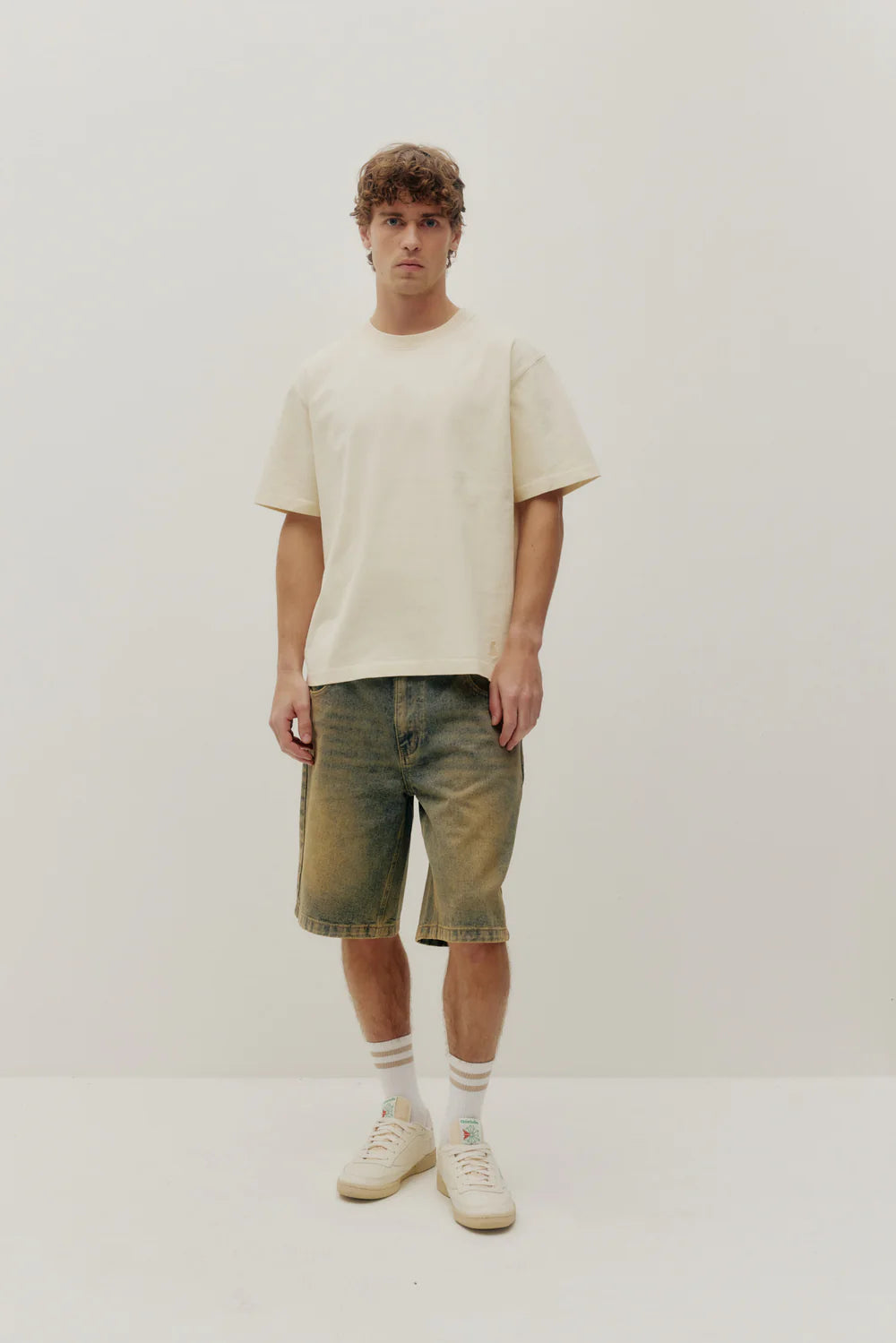 T-Shirt Cotton Heavy Blanc Cassé Kuwalla Tee