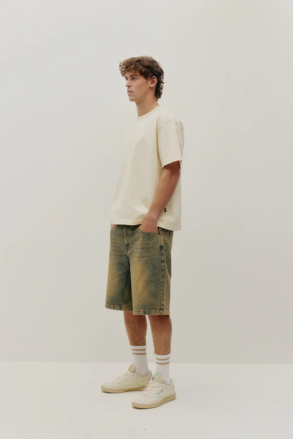 T-Shirt Cotton Heavy Blanc Cassé Kuwalla Tee