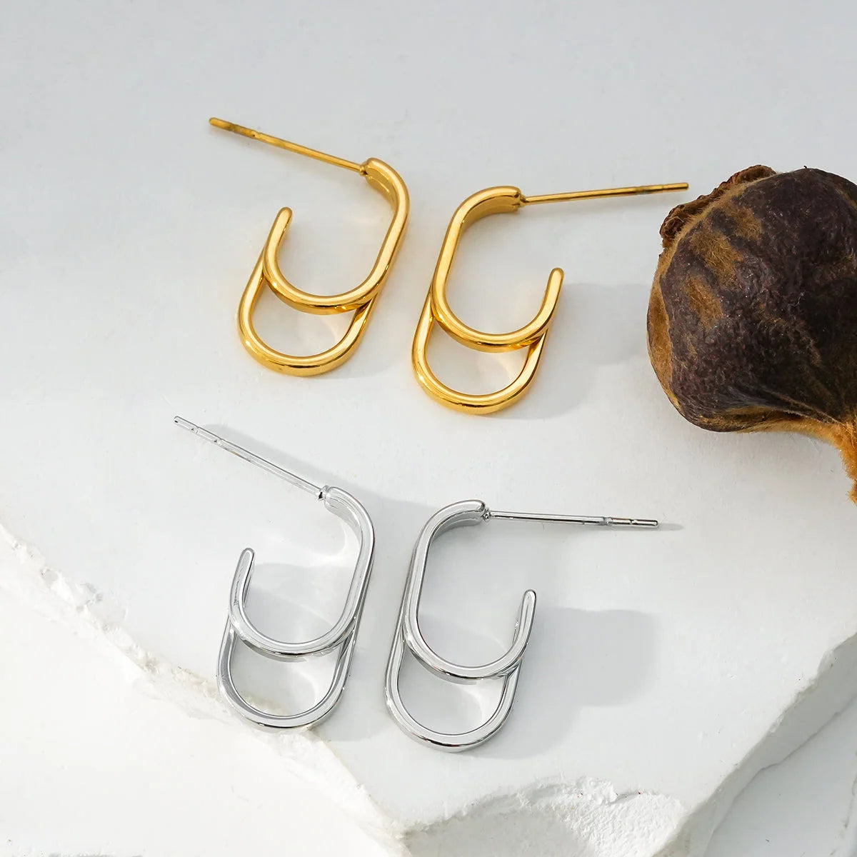Boucles d'Oreilles St-Simon Hackney Nine