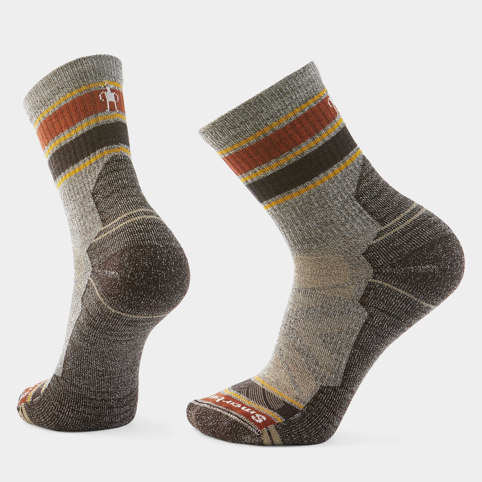 Bas Homme Striped Mid Crew Smartwool