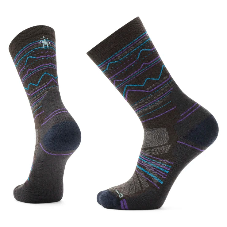 Smartwool Hike Light Cushion Mountain Range Pattern Socks