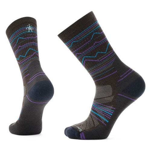 Bas Hike Light Cushion Mountain Range Pattern Smartwool