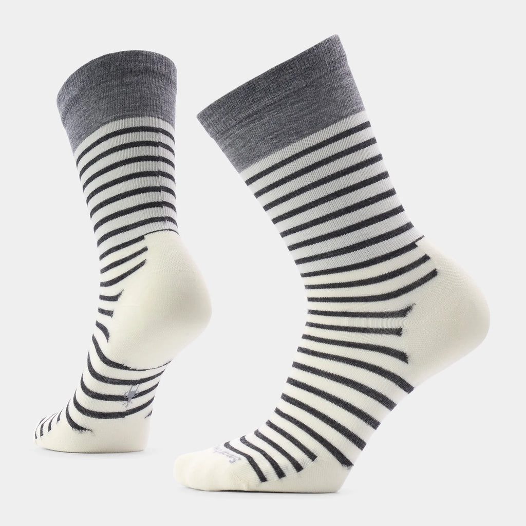 Bas Femme Everyday Pin Stripe Crew Smartwool
