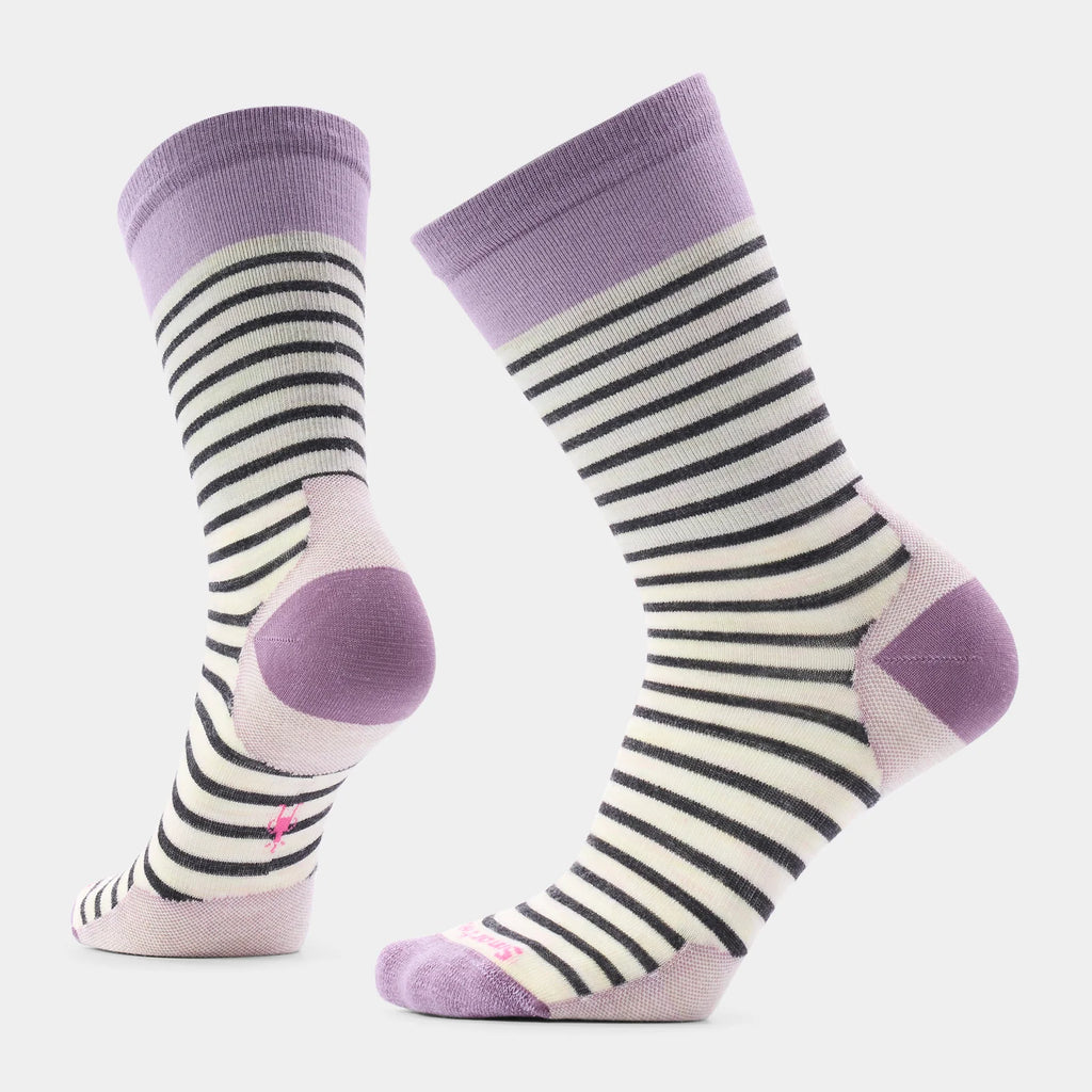 Bas Femme Everyday Pin Stripe Crew Smartwool
