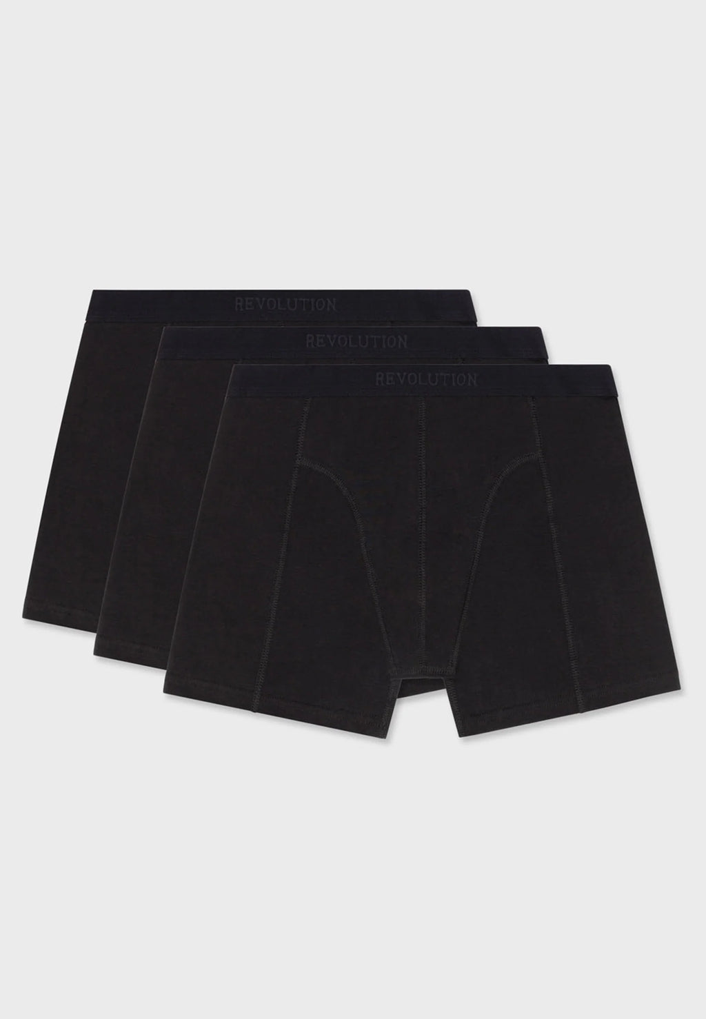 RVLT Black Boxer Trunks