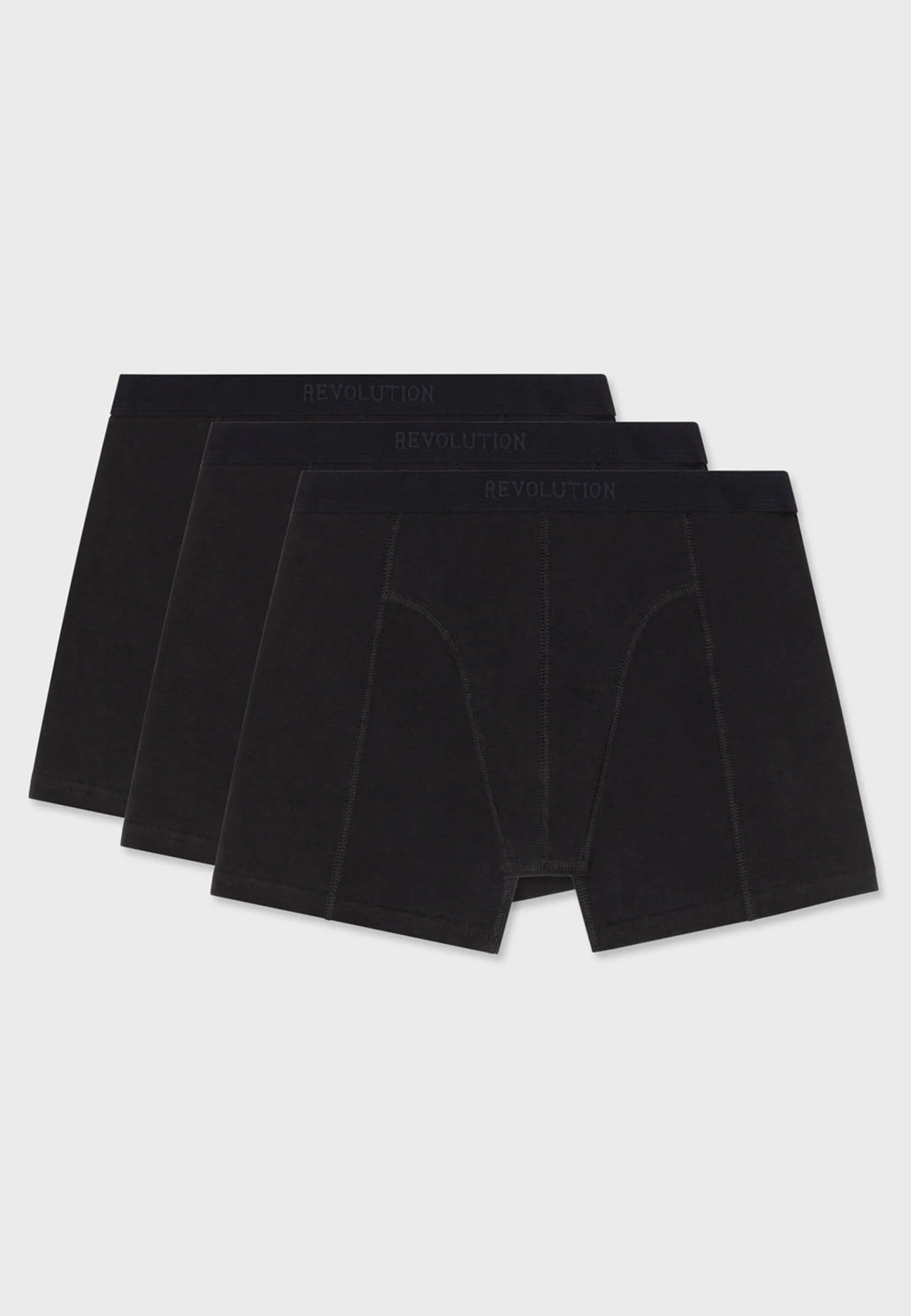 RVLT Black Boxer Trunks
