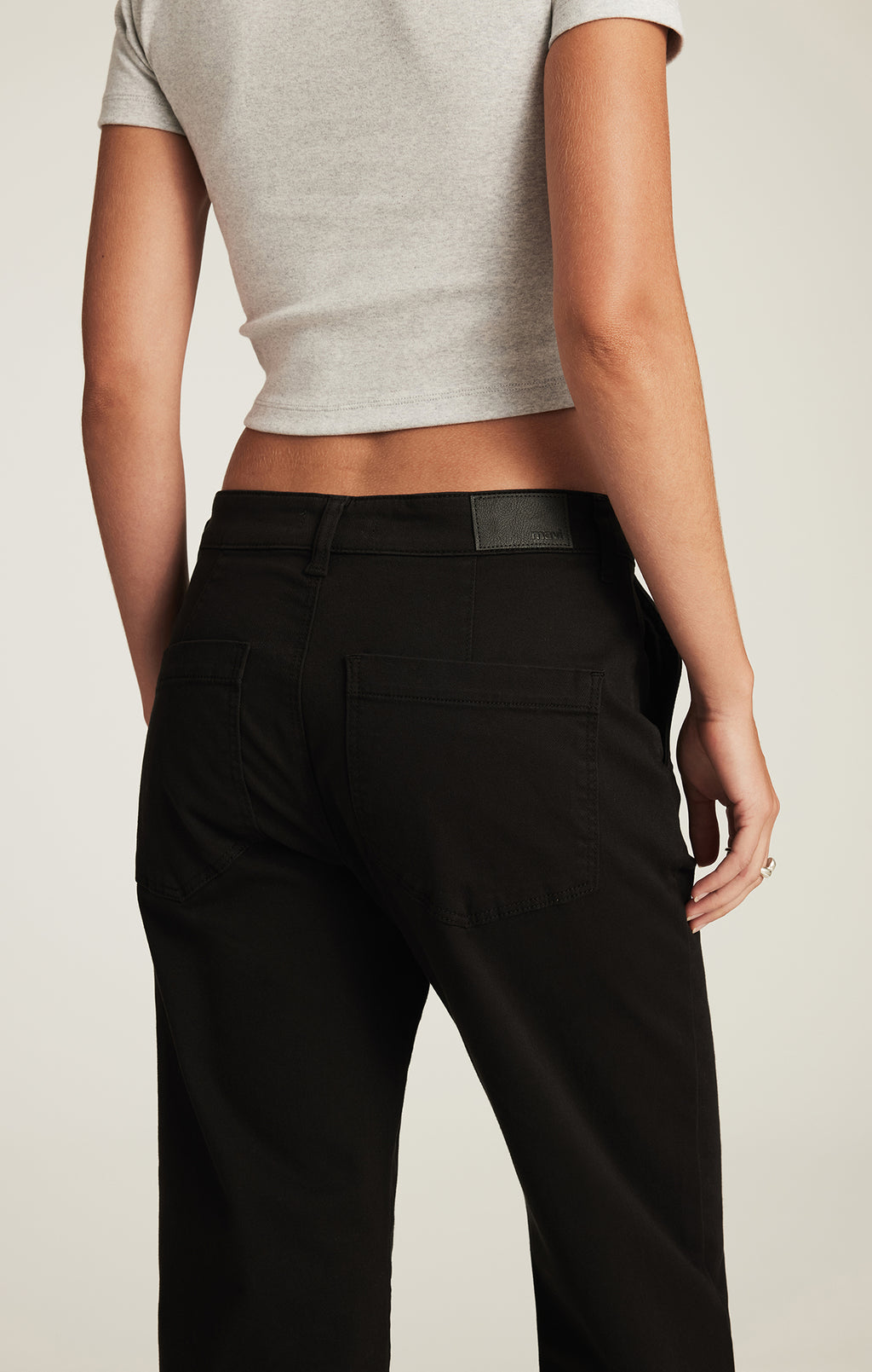 Pantalon Lauren Noir Twill Mavi Jeans