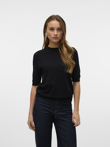 Vero Moda Plain Black Top