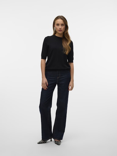 Vero Moda Plain Black Top