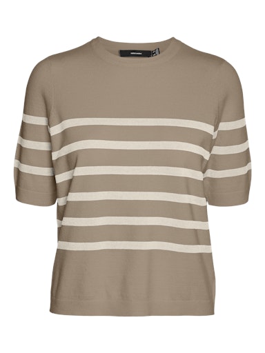 Top Saba Plain Beige Vero Moda