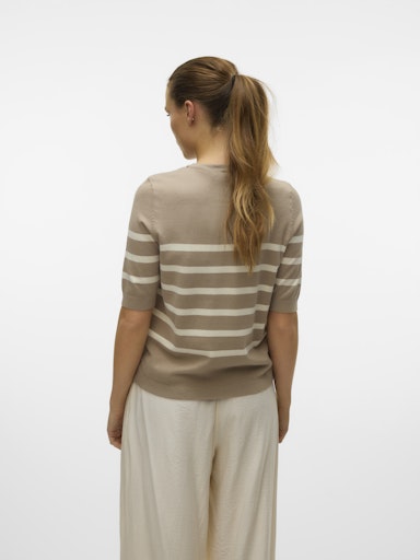 Top Saba Plain Beige Vero Moda