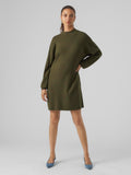 Robe Nancy Funnelneck Vert Rifle Vero Moda