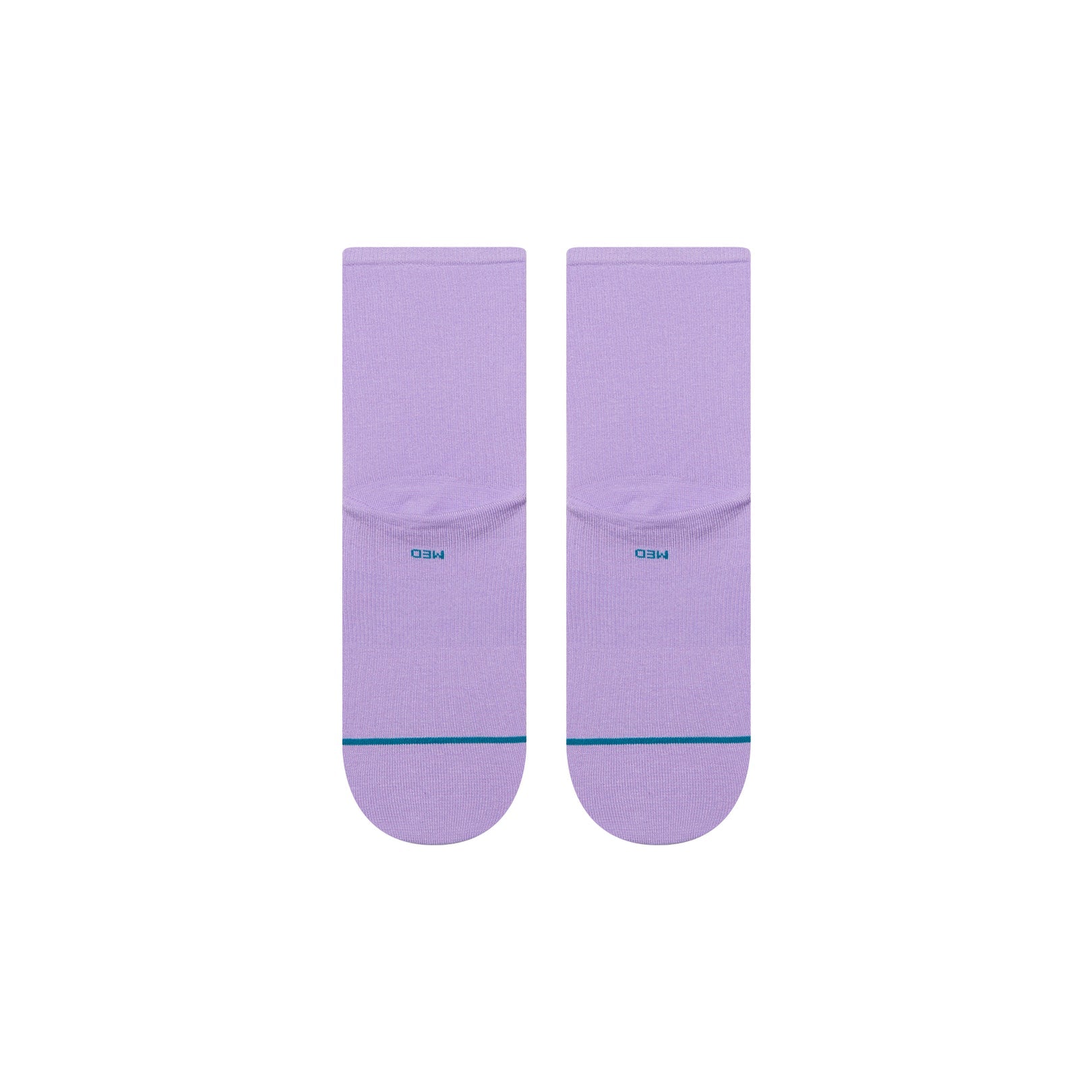 Bas Fine Rib Quarter Mauve Stance