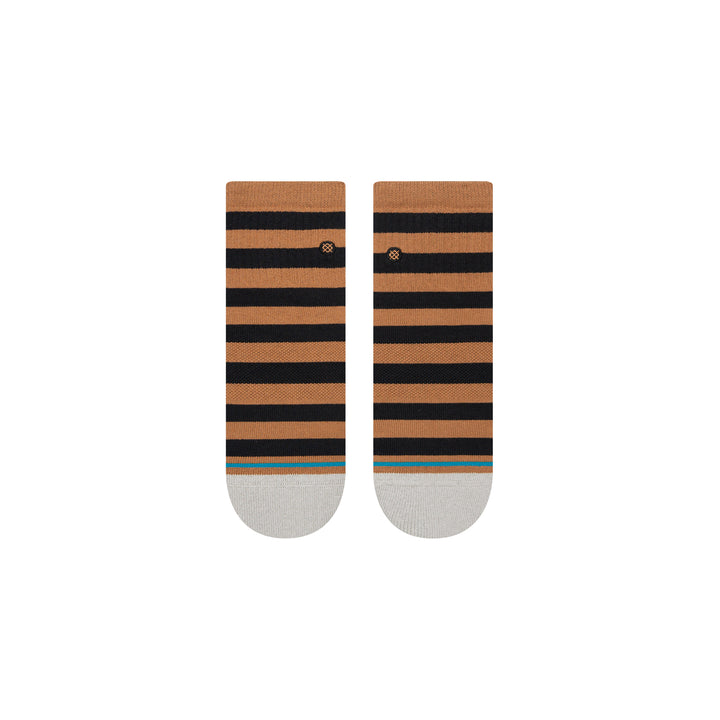 Women's Anything Quarter Socks Brown/Black Stance