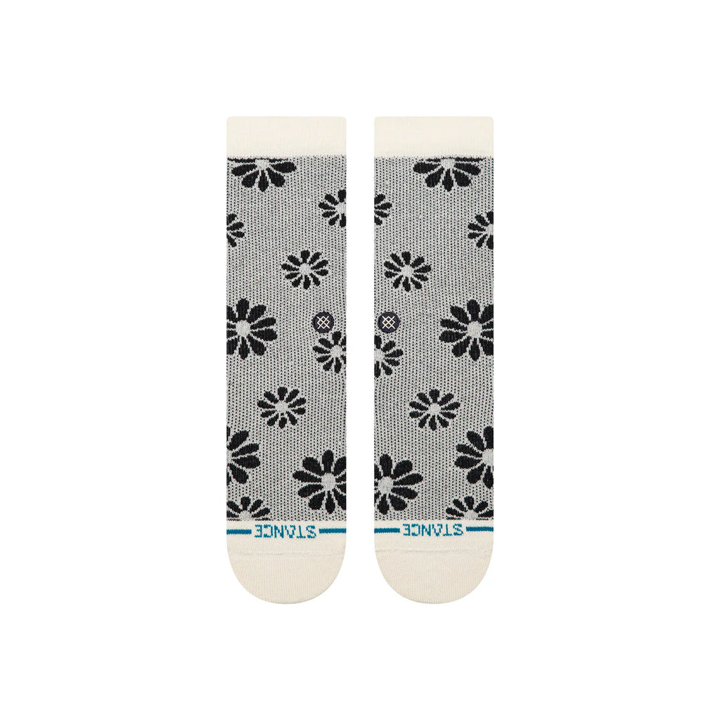 Stance Ivory Floral Stitch Socks