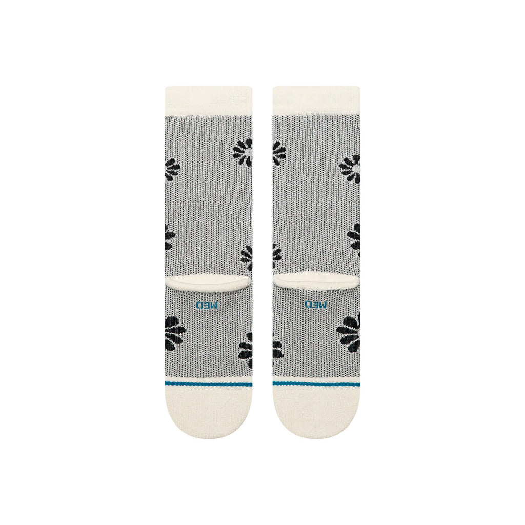 Stance Ivory Floral Stitch Socks