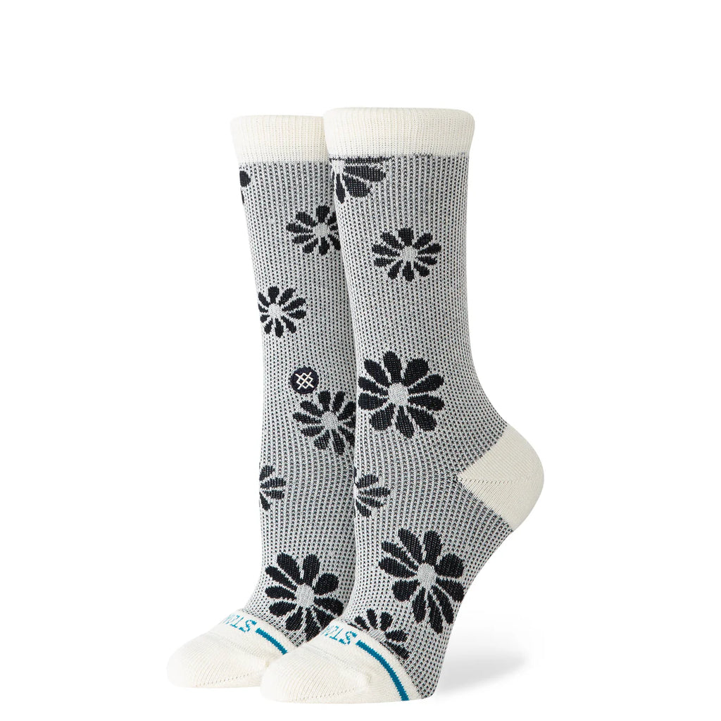Stance Ivory Floral Stitch Socks
