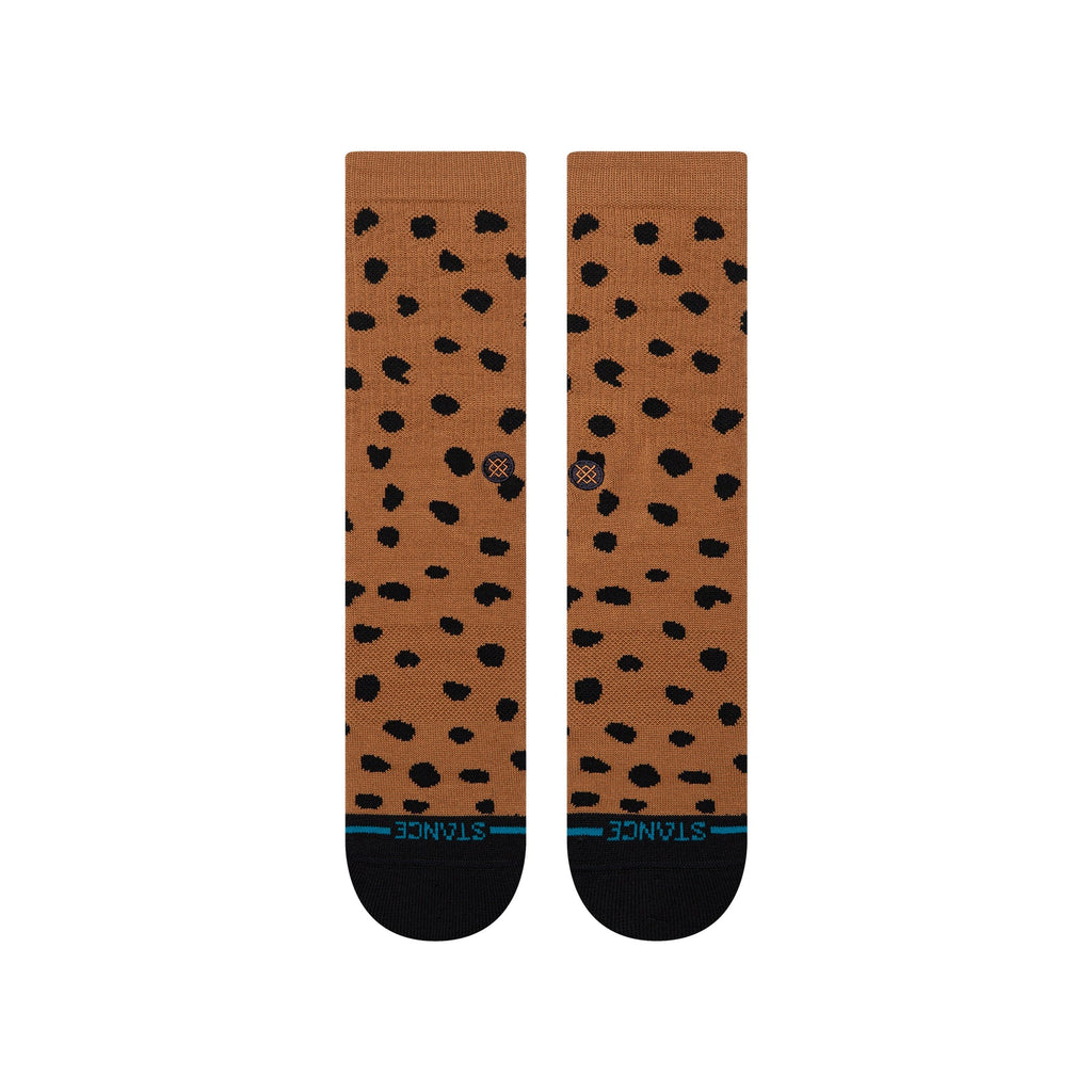 Stance Brown Leopard Socks