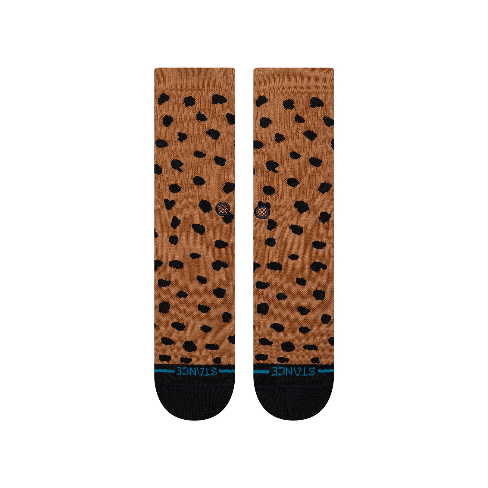 Stance Brown Leopard Socks