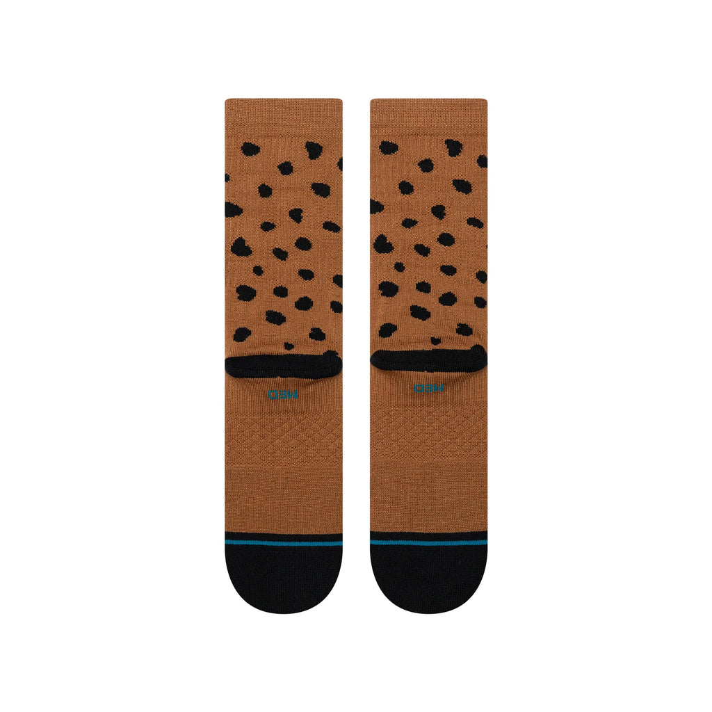 Stance Brown Leopard Socks