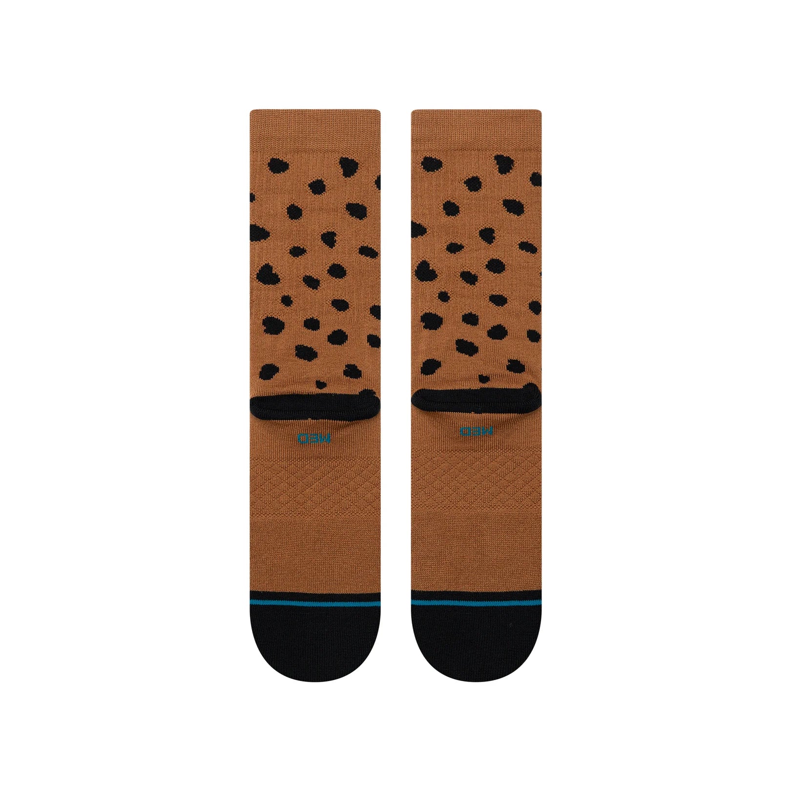 Stance Brown Leopard Socks