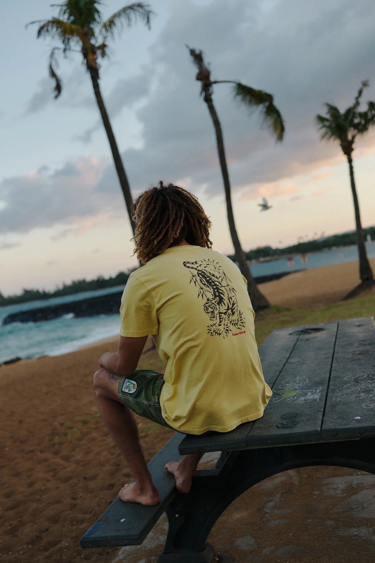 Katin Yellow Tiger Stripes T-Shirt