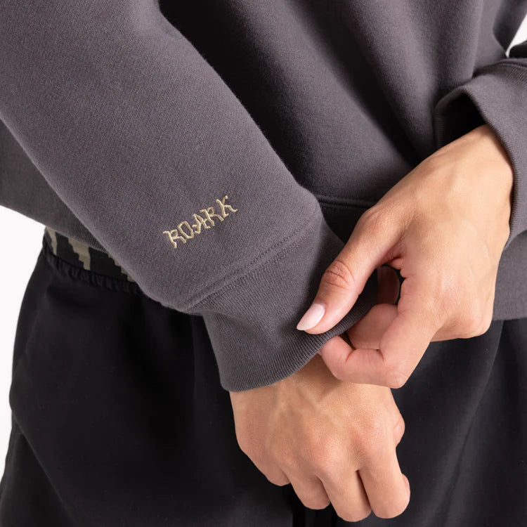 Chandail Port Crew Noir Faded Roark