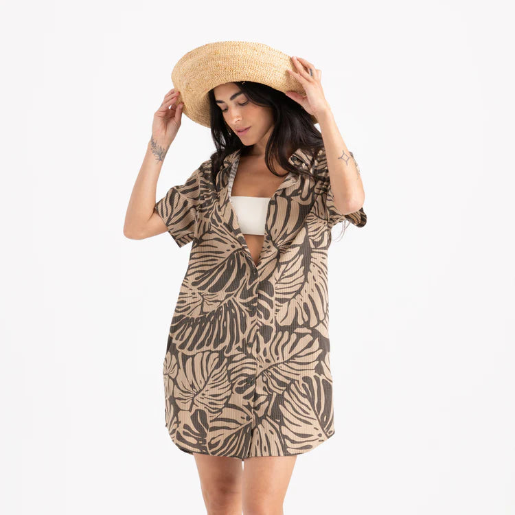 Robe Bless Up Beige & Brun Roark