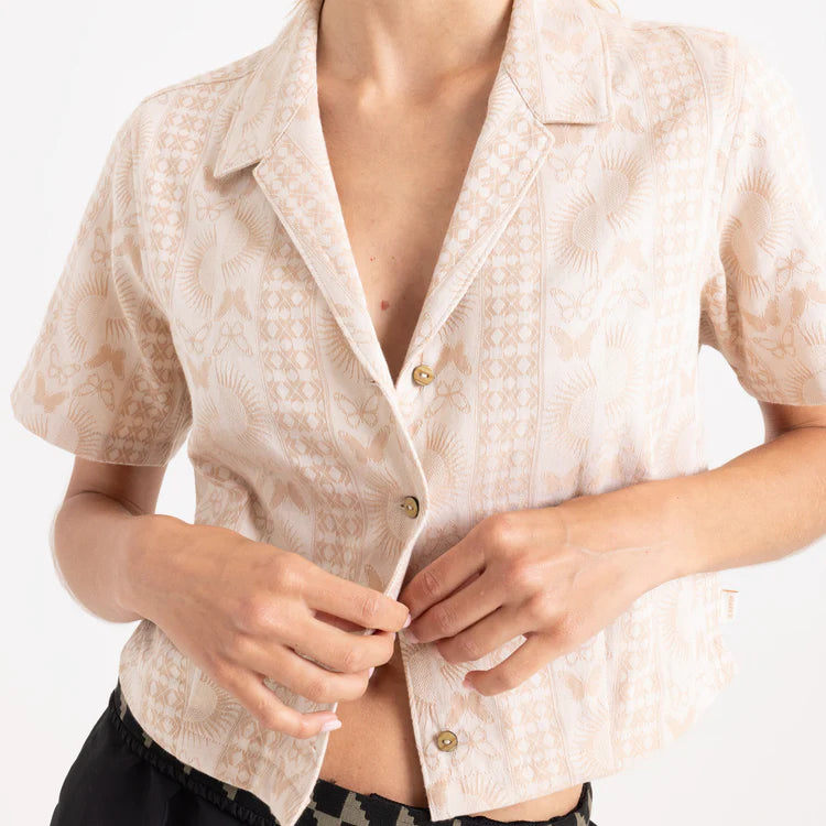 Roark Eggshell Camp Shirt