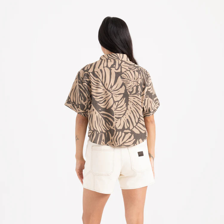 Roark Bless Up Beige & Brown Shirt