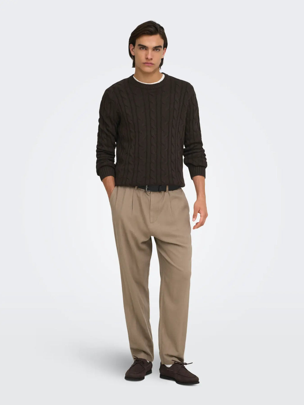 Pull Kim Cable Brun Only & Sons