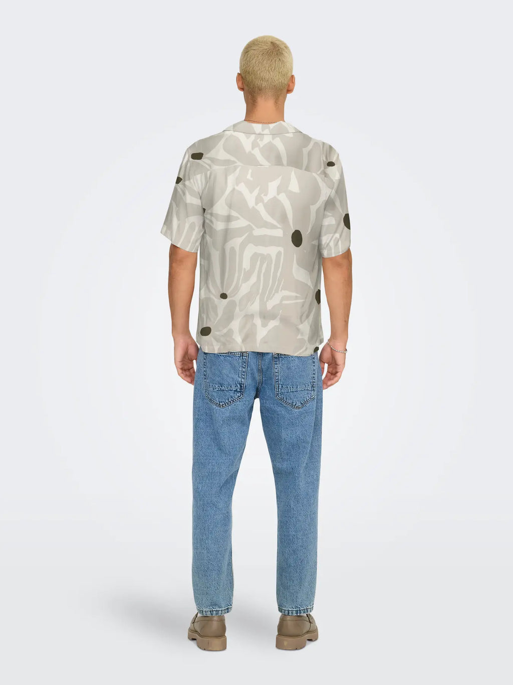 Chemise Dash Argent Motif Only & Sons
